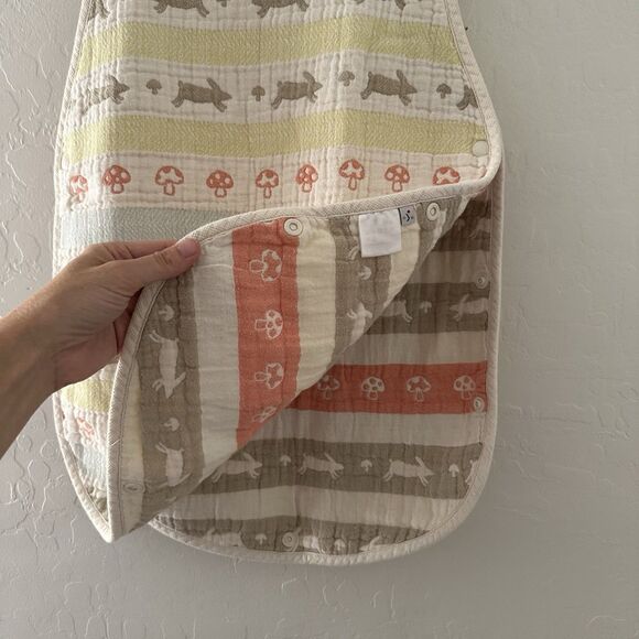 Hoppetta 6 Double Layer Gauze Cotton Sleeper Lapin RARE HTF 0-3 Years Japan - Picture 5 of 12